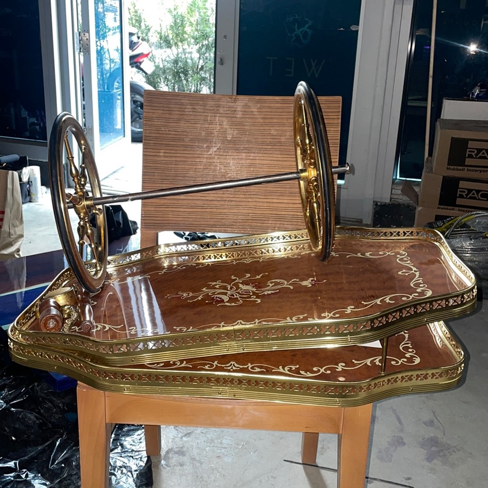 Vintage Bar Cart.